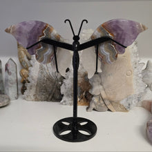 Load image into Gallery viewer, Amethyst Crazy Lace Agate Butterfly Wings
