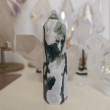 Load image into Gallery viewer, Moss Agate Tower
