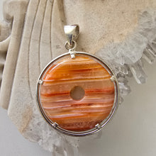 Load image into Gallery viewer, Carnelian Sterling Silver Pendant