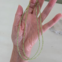 Load image into Gallery viewer, Peridot Faceted Necklace