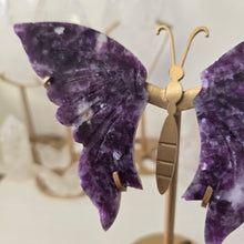 Load image into Gallery viewer, Lepidolite with Mica Butterfly Wings