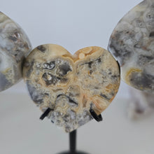 Load image into Gallery viewer, Yellow Crazy Lace Agate Heart with Wings