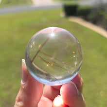 Load image into Gallery viewer, Rutile Quartz Sphere - Copper