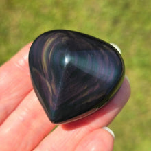 Load image into Gallery viewer, Rainbow Obsidian Heart