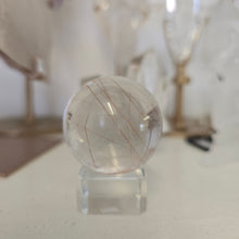 Load image into Gallery viewer, Rutile Quartz Sphere - Copper