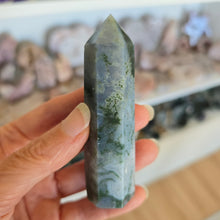 Load image into Gallery viewer, Moss Agate Tower