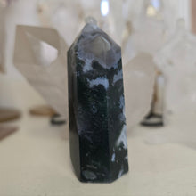 Load image into Gallery viewer, Moss Agate Tower
