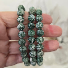 Load image into Gallery viewer, Green Spot Jasper Bracelet