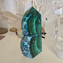 Load image into Gallery viewer, Malachite Chrysocolla Freeform Tower