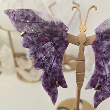 Load image into Gallery viewer, Lepidolite with Mica Butterfly Wings
