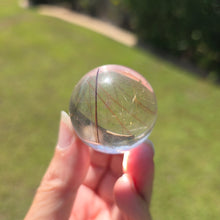 Load image into Gallery viewer, Rutile Quartz Sphere - Copper