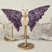 Load image into Gallery viewer, Lepidolite with Mica Butterfly Wings