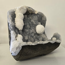 Load image into Gallery viewer, Blue Chalcedony with Mordenite and Calcite