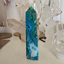 Load image into Gallery viewer, Malachite Chrysocolla Freeform Tower