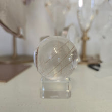 Load image into Gallery viewer, Rutile Quartz Sphere - Copper