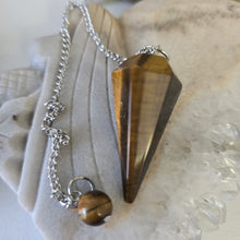 Load image into Gallery viewer, Tiger’s Eye Pendulum
