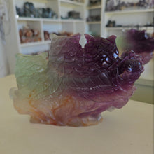 Load image into Gallery viewer, Rainbow Fluorite Owls