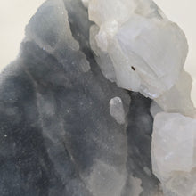 Load image into Gallery viewer, Blue Chalcedony with Calcite -Sugar Druze