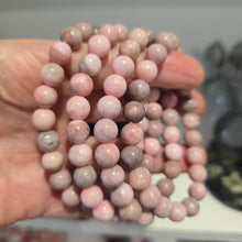 Load image into Gallery viewer, Pink Zebra Jasper Bracelet