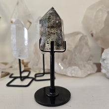 Load image into Gallery viewer, Garden Quartz Points on Stand