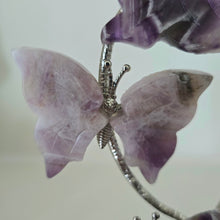Load image into Gallery viewer, Chevron Amethyst Butterfly Set