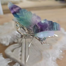 Load image into Gallery viewer, Rainbow Fluorite Butterfly