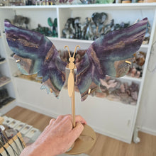 Load image into Gallery viewer, Fluorite Butterfly Wings
