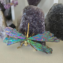 Load image into Gallery viewer, Aura Kyanite Dragonfly - Rainbow