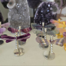 Load image into Gallery viewer, Fluorite Dragonfly