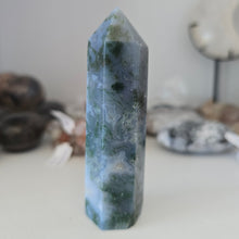 Load image into Gallery viewer, Moss Agate Tower