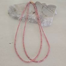 Load image into Gallery viewer, Rhodochrosite Faceted Necklace