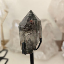 Load image into Gallery viewer, Garden Quartz Points on Stand