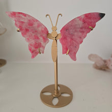 Load image into Gallery viewer, Rhodonite in Quartz Butterfly Wings