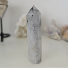 Load image into Gallery viewer, Black Tourmaline in Quartz Tower