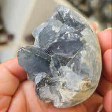 Load image into Gallery viewer, Celestite Cluster Egg