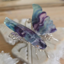 Load image into Gallery viewer, Rainbow Fluorite Butterfly