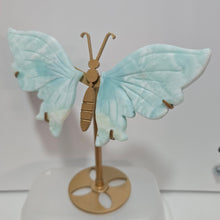 Load image into Gallery viewer, Blue Aragonite Butterfly Wings