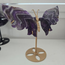 Load image into Gallery viewer, Chevron Amethyst Wings