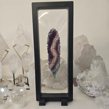 Load image into Gallery viewer, Rainbow Fluorite Feather in case