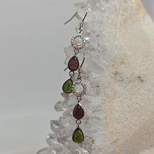 Load image into Gallery viewer, Opal and Tourmaline S/S Earrings