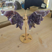 Load image into Gallery viewer, Chevron Amethyst Wings