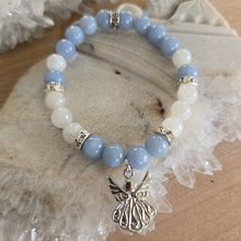 Load image into Gallery viewer, Angelite and Moonstone Bracelet