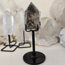 Load image into Gallery viewer, Garden Quartz Points on Stand