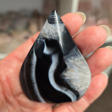 Load image into Gallery viewer, Black Onyx and Quartz Flame