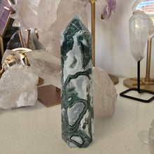 Load image into Gallery viewer, Moss Agate Tower