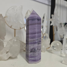 Load image into Gallery viewer, Silky Fluorite Tower