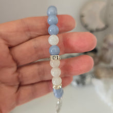 Load image into Gallery viewer, Angelite and Moonstone Bracelet