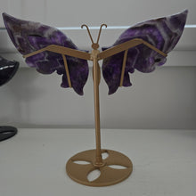 Load image into Gallery viewer, Chevron Amethyst Wings