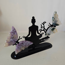 Load image into Gallery viewer, Yoga Lady - 2 Butterflies
