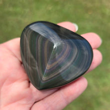 Load image into Gallery viewer, Rainbow Obsidian Heart